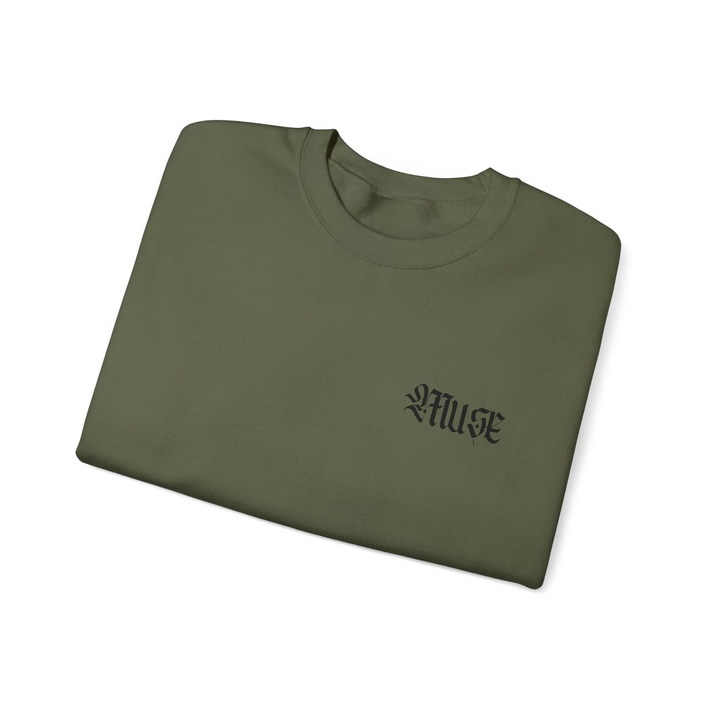 Military Green Crewneck - MuseByAlliyah