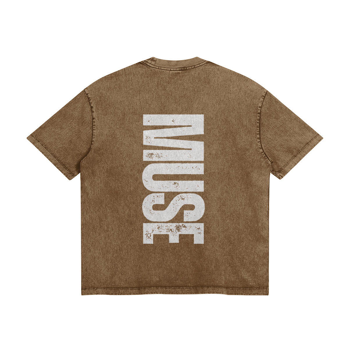285GSM Unisex Oversized Snow Wash T-shirt - Muse - MuseByAlliyah