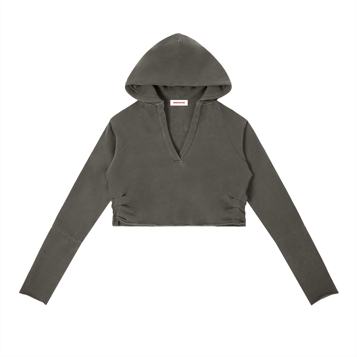 Muse Ease Vintage Washed Long Sleeve Hoodie