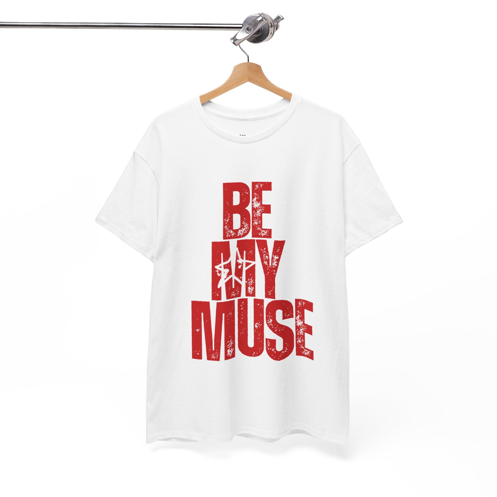 Be My Muse~ Red Heavy Cotton Tee - MuseByAlliyah