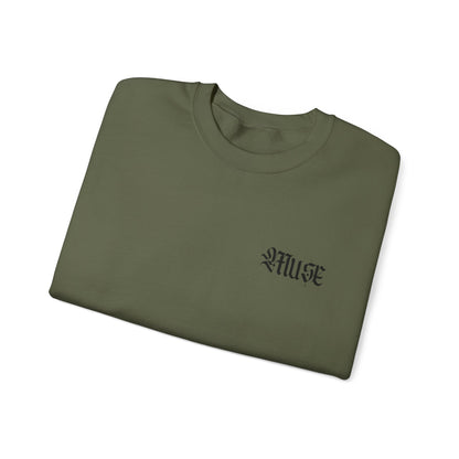 Military Green Crewneck - MuseByAlliyah
