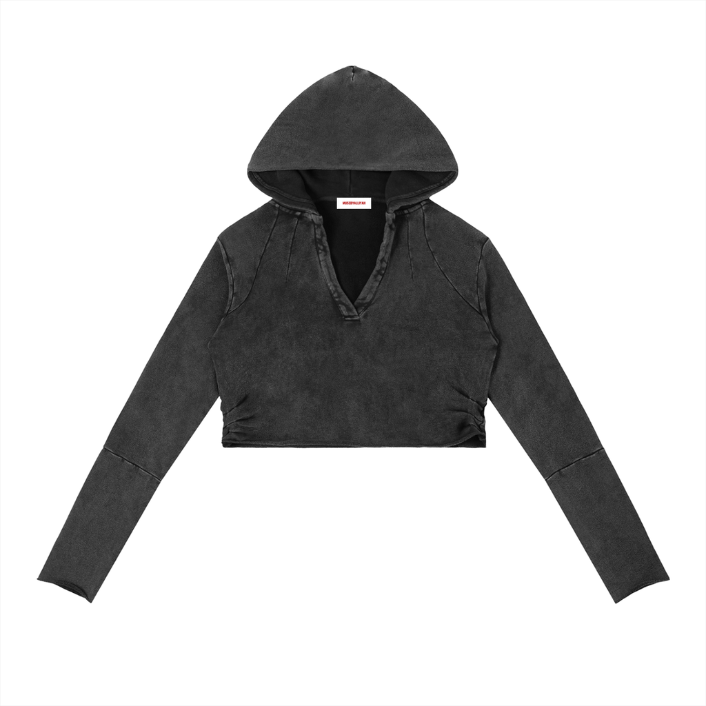Muse Ease Vintage Washed Long Sleeve Hoodie