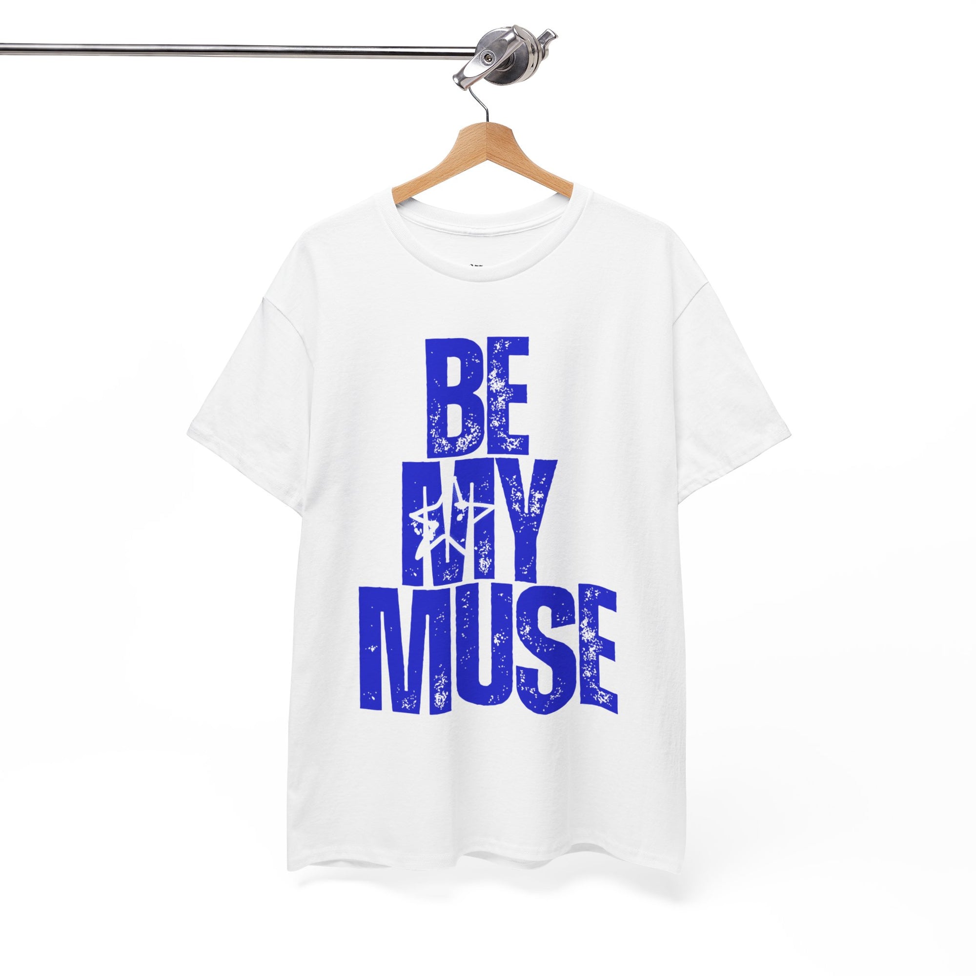 Be My Muse~ Royal Heavy Cotton Tee - MuseByAlliyah