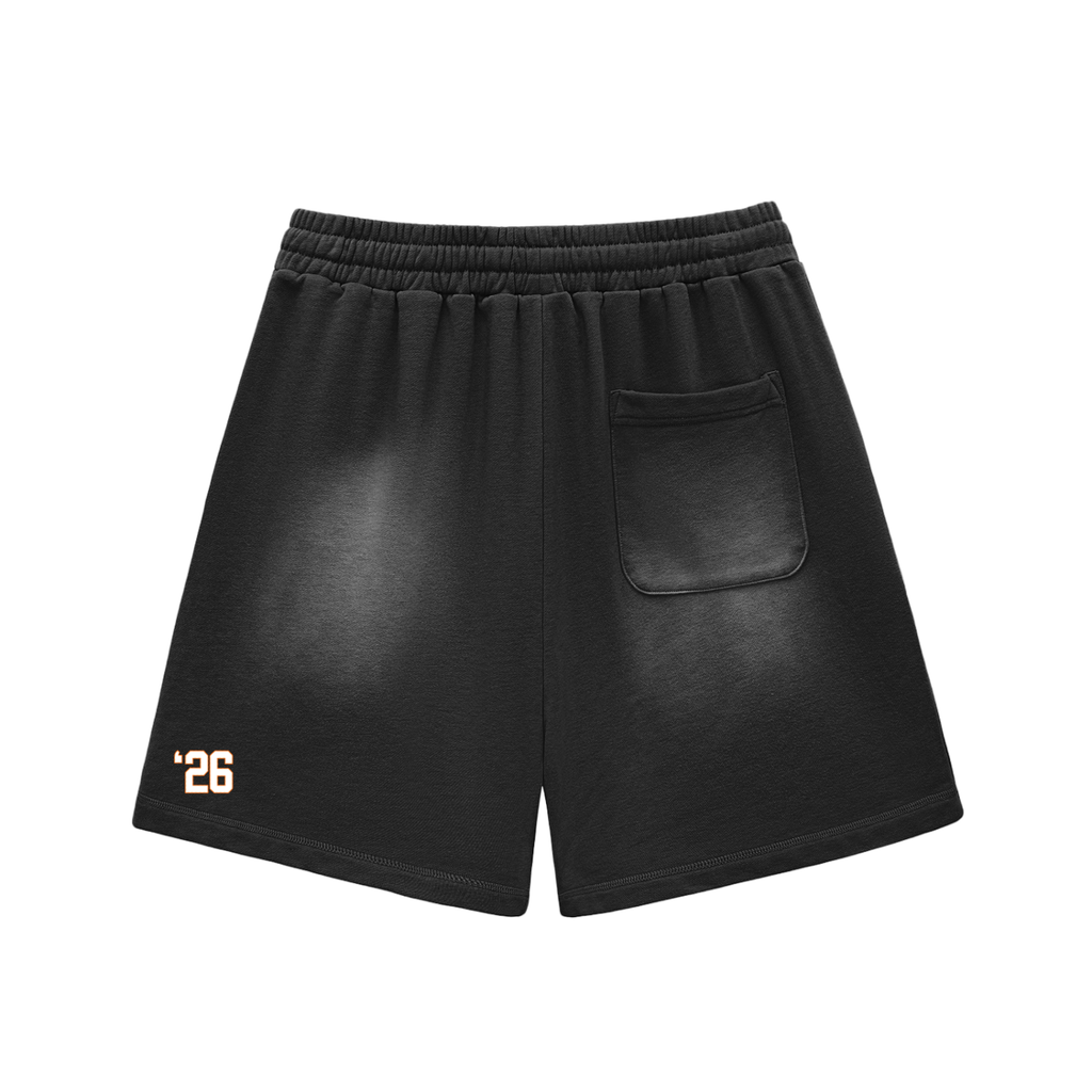 NY Basketball Champions Sun Faded Cotton Shorts