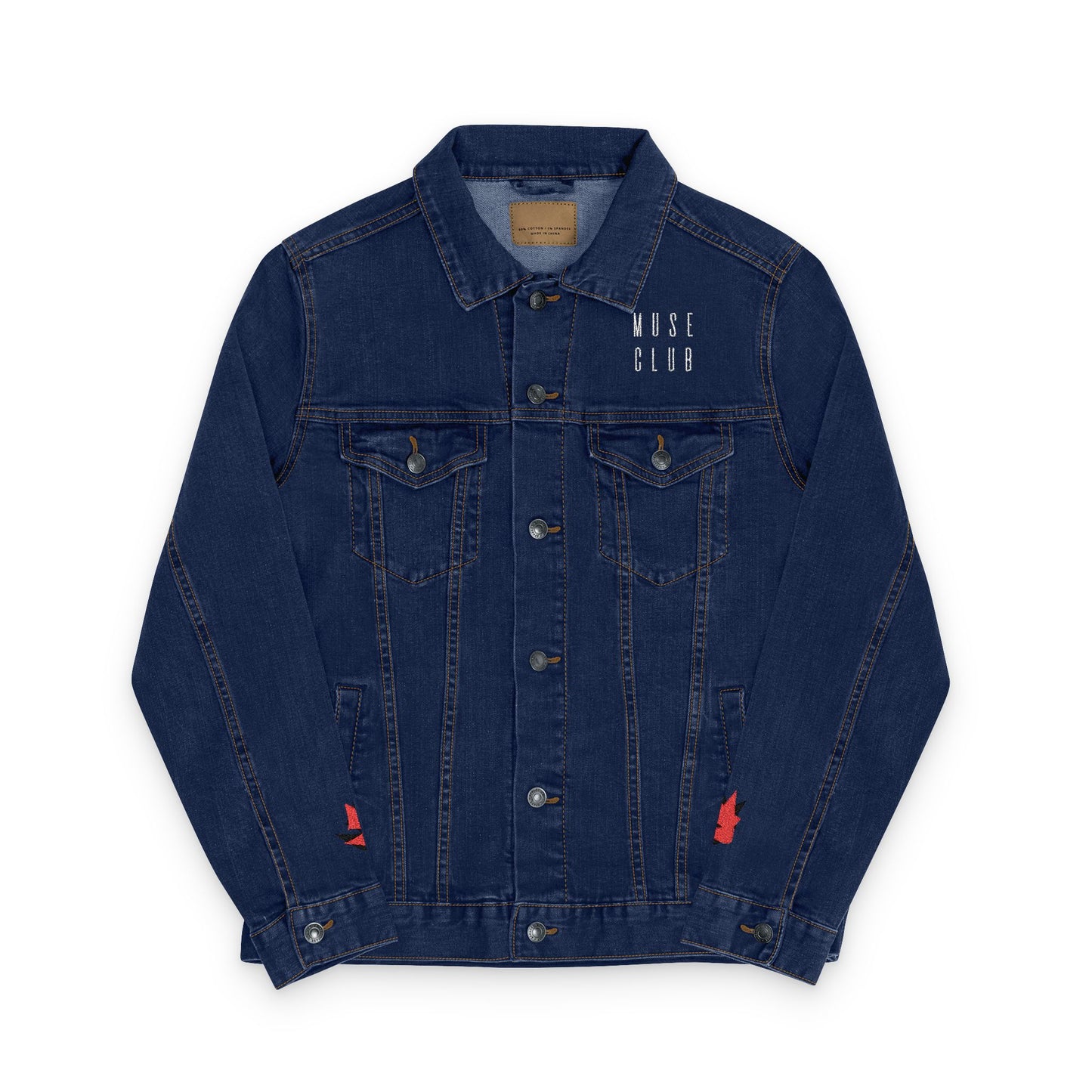 Muse Embroidered Denim Jacket - MuseByAlliyah