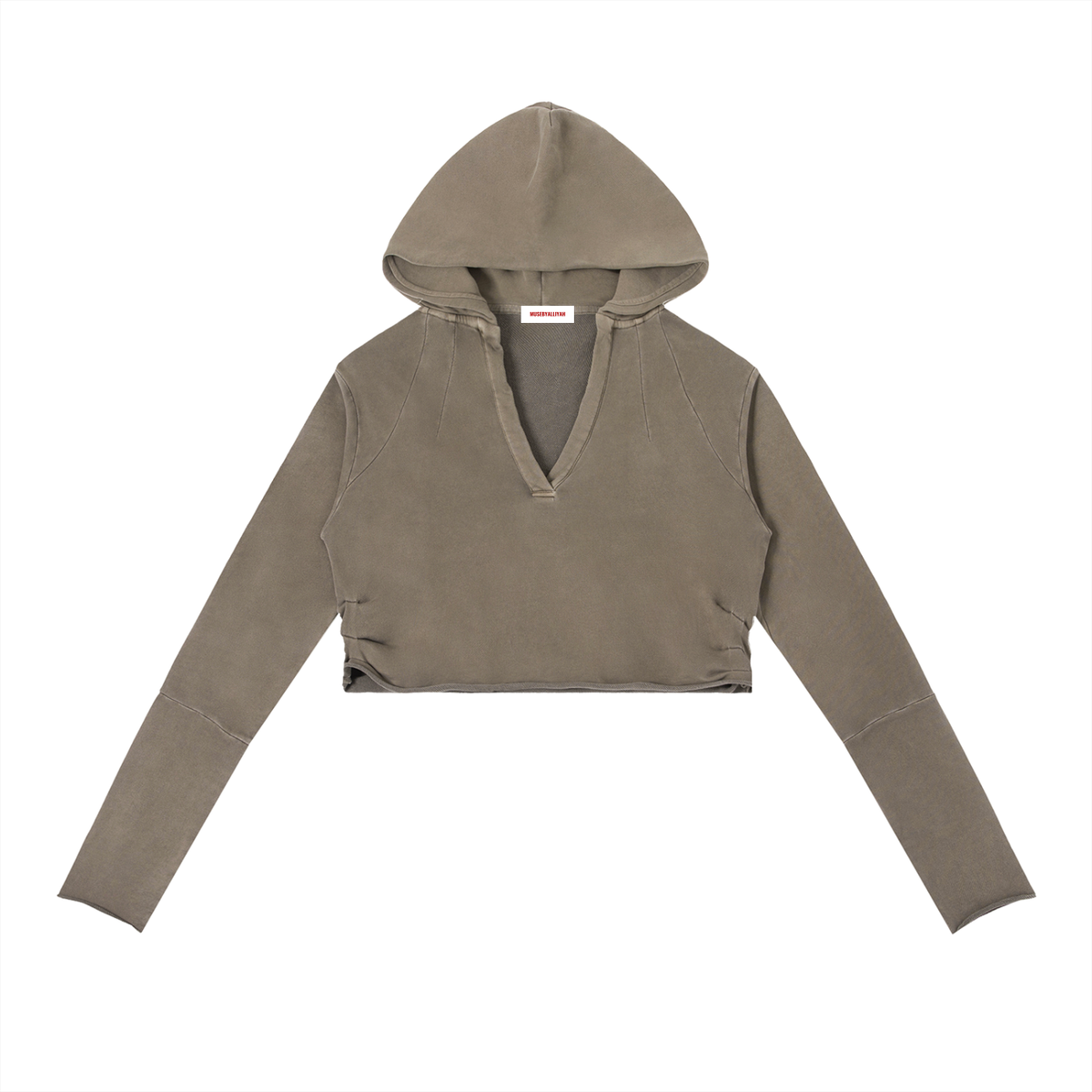 Muse Ease Vintage Washed Long Sleeve Hoodie
