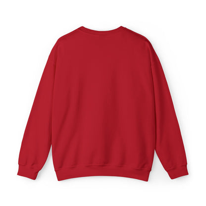 Crimson Red Embroidered Crewneck - MuseByAlliyah