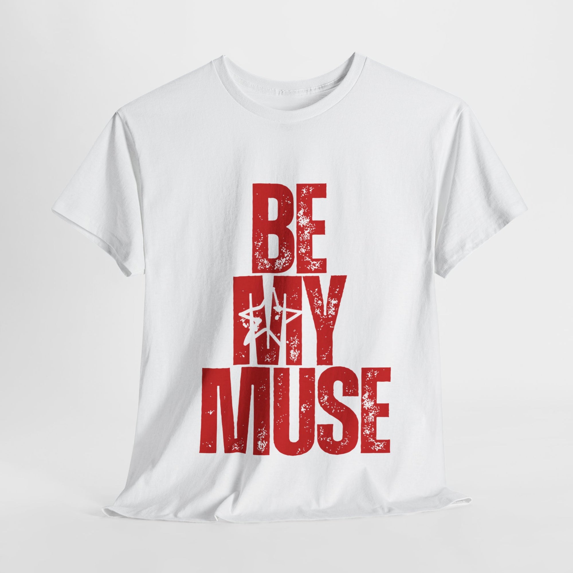 Be My Muse~ Red Heavy Cotton Tee - MuseByAlliyah