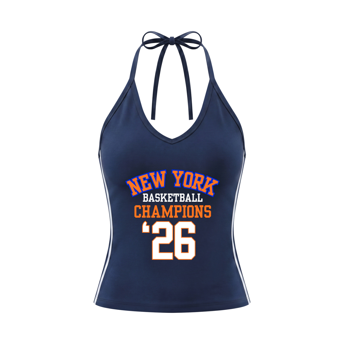 NY Basketball Champions Women's Halter Top