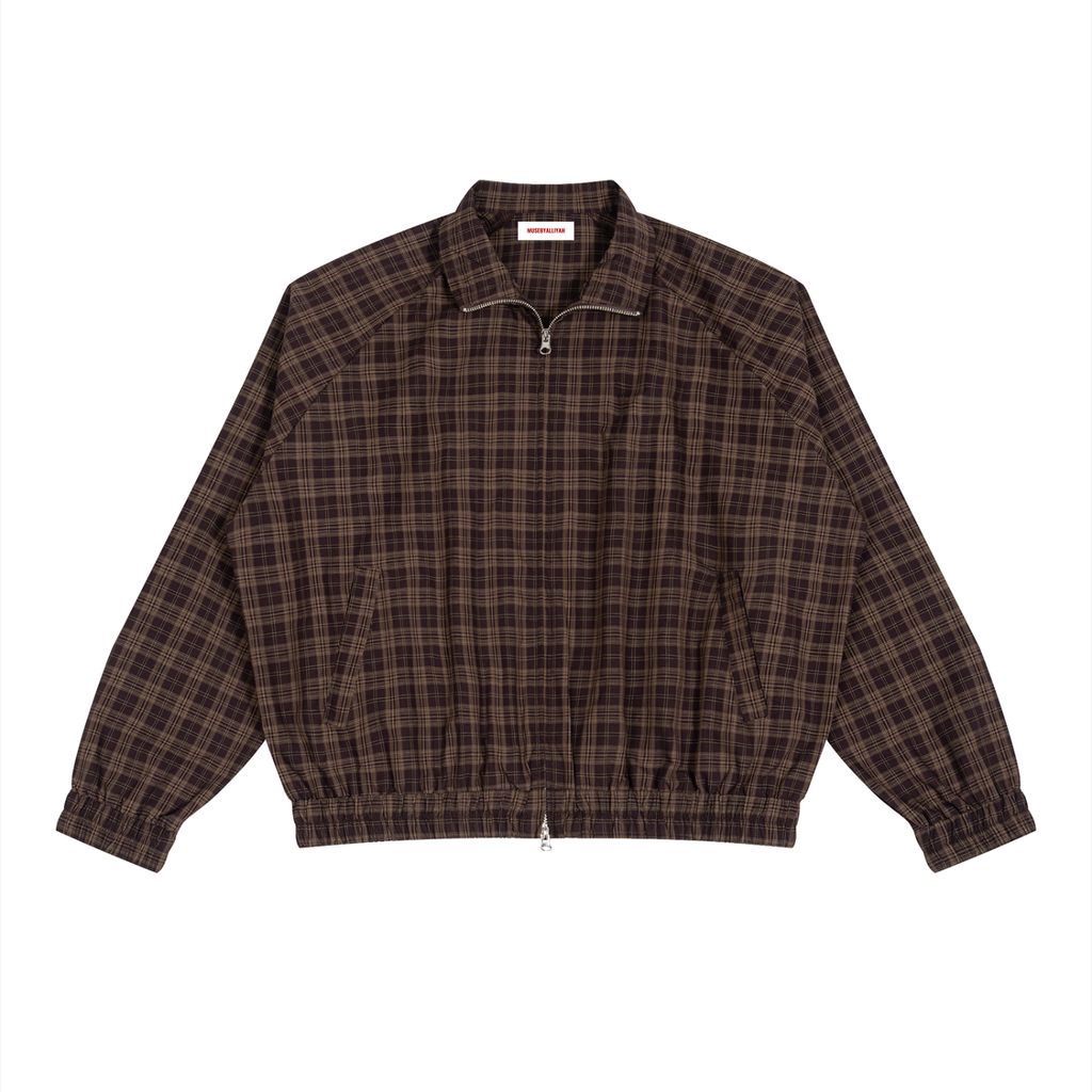 Plaid Muse Track Jacket