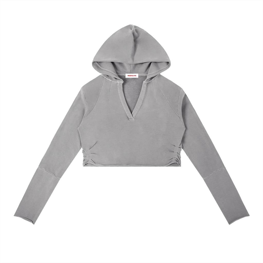 Muse Ease Vintage Washed Long Sleeve Hoodie