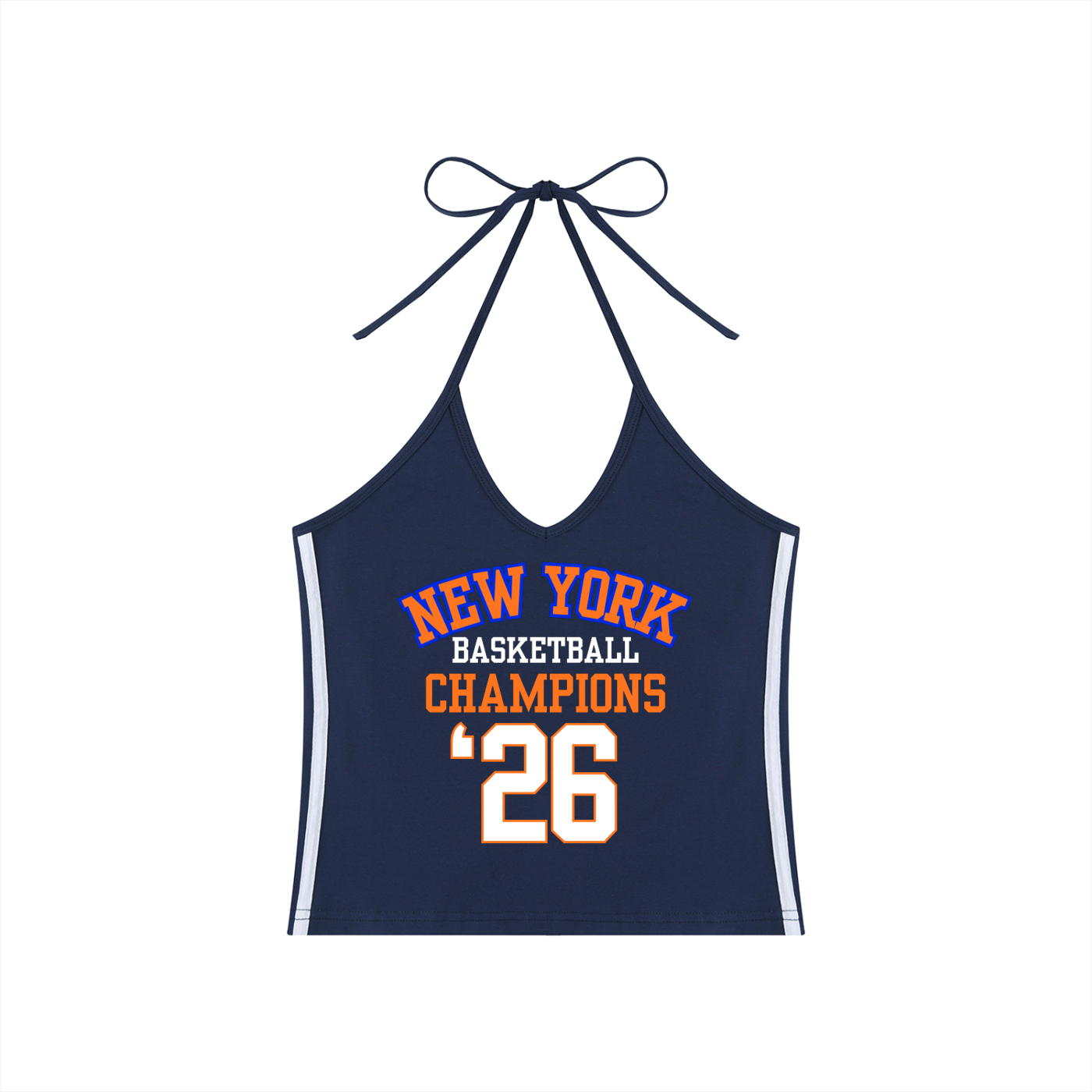 NY Basketball Champions Women's Halter Top