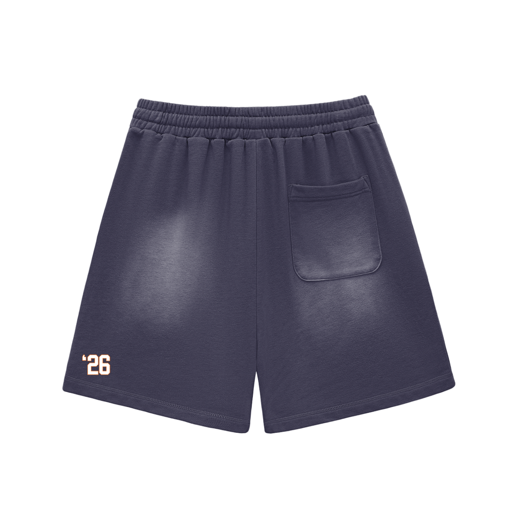 NY Basketball Champions Sun Faded Cotton Shorts