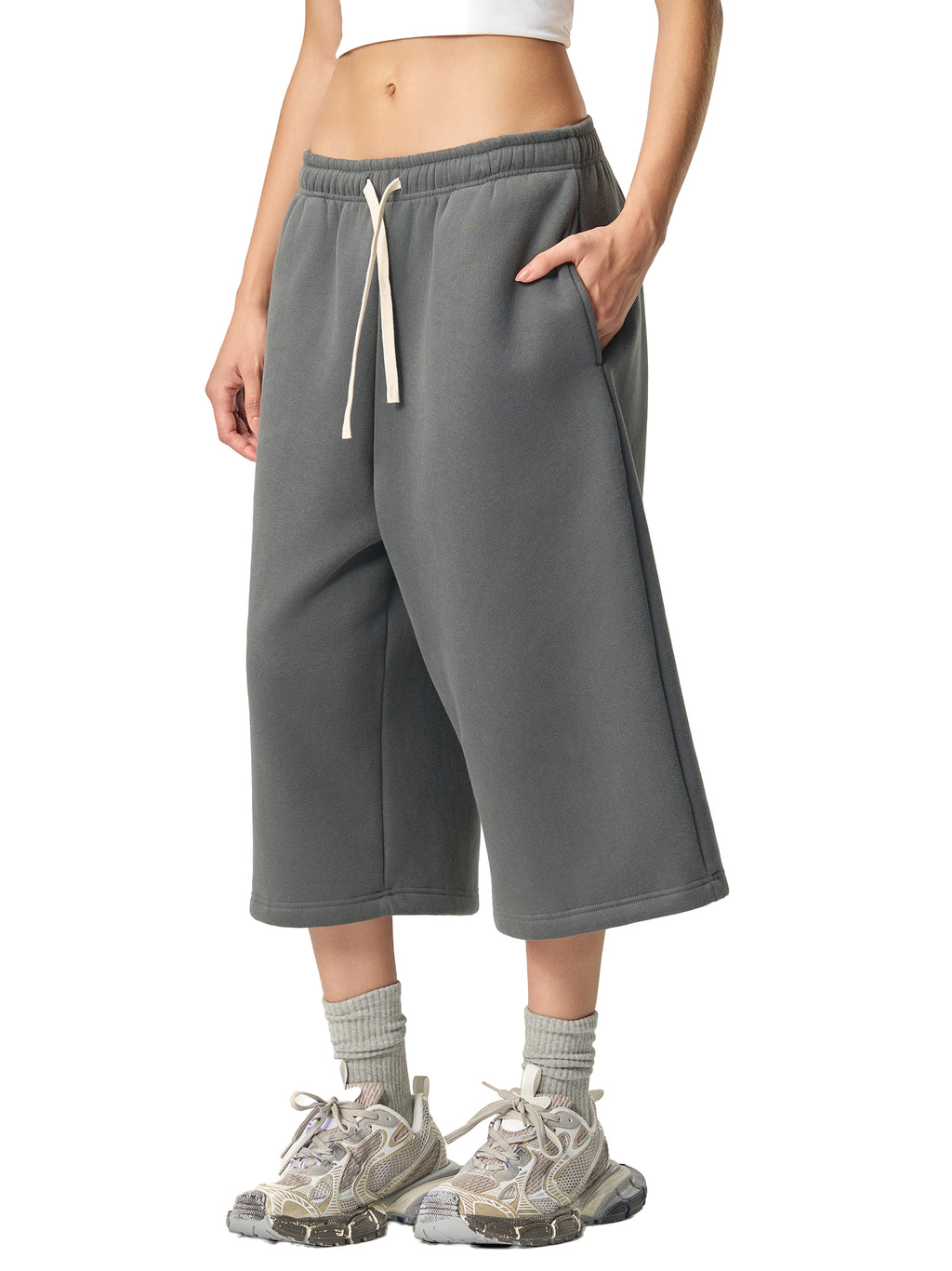 Relaxed Three quarter Sweatpants