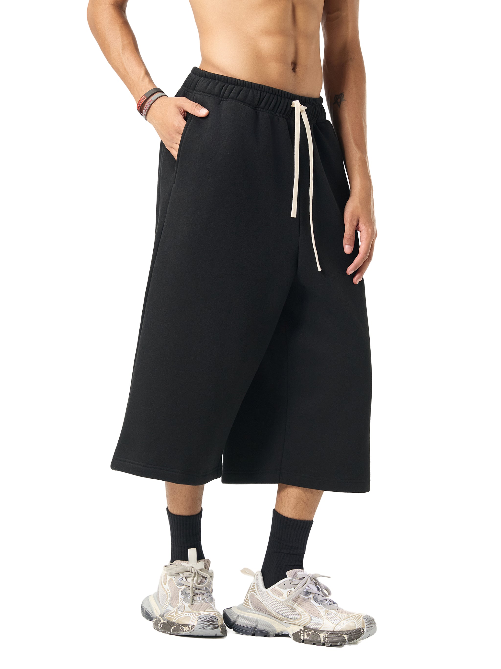 Relaxed Three quarter Sweatpants