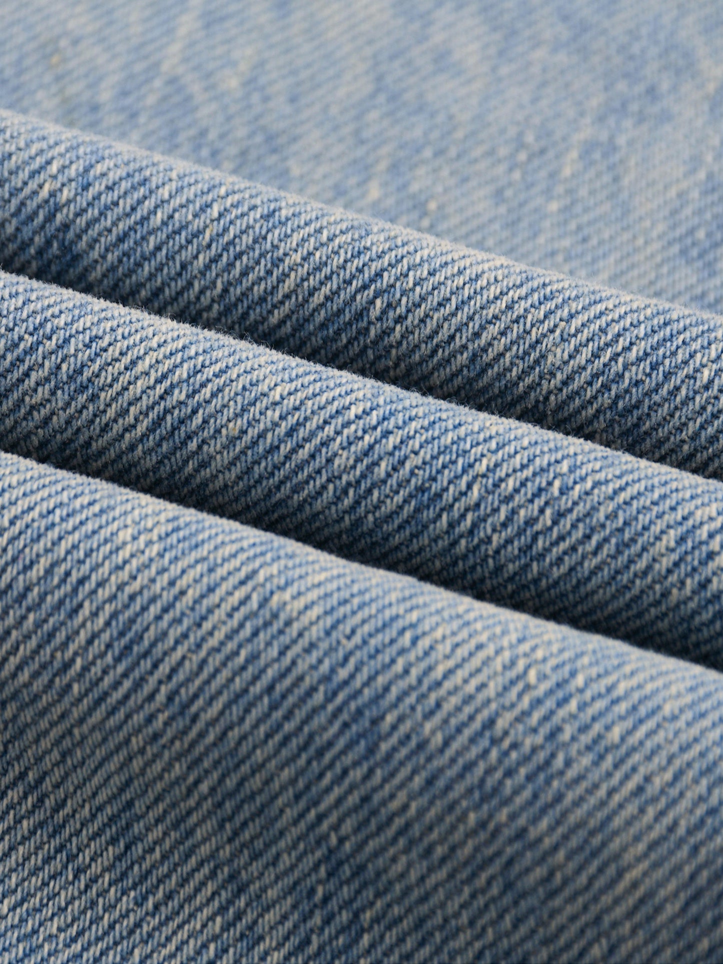 Sun Fade Raw Hem Denim Jean 002