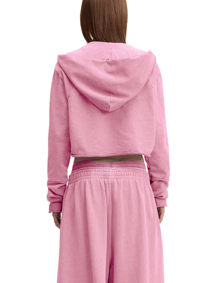 Muse Ease Vintage Washed Long Sleeve Hoodie