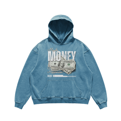 MONEY TALKS 440GSM Unisex Heavyweight Oversized Hoodie - MuseByAlliyah