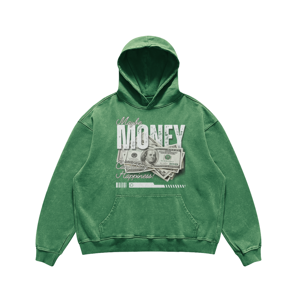 MONEY TALKS 440GSM Unisex Heavyweight Oversized Hoodie - MuseByAlliyah