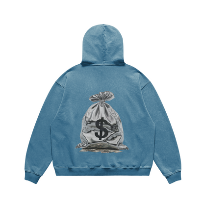 MONEY TALKS 440GSM Unisex Heavyweight Oversized Hoodie - MuseByAlliyah