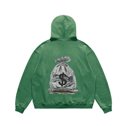 MONEY TALKS 440GSM Unisex Heavyweight Oversized Hoodie - MuseByAlliyah