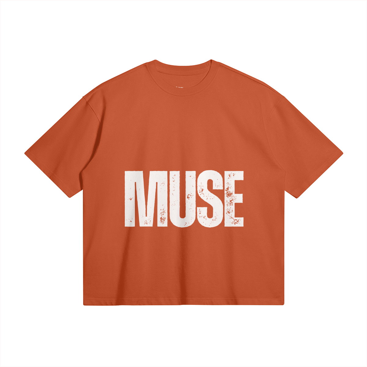 280GSM Unisex Boxy T-Shirt - Flame - MuseByAlliyah