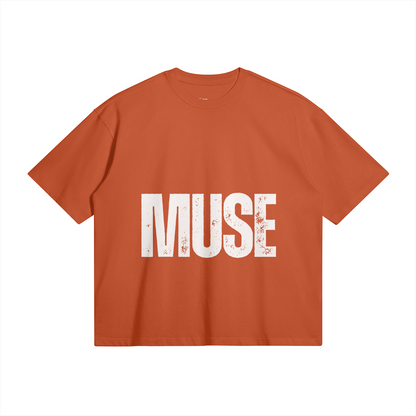 280GSM Unisex Boxy T-Shirt - Flame - MuseByAlliyah