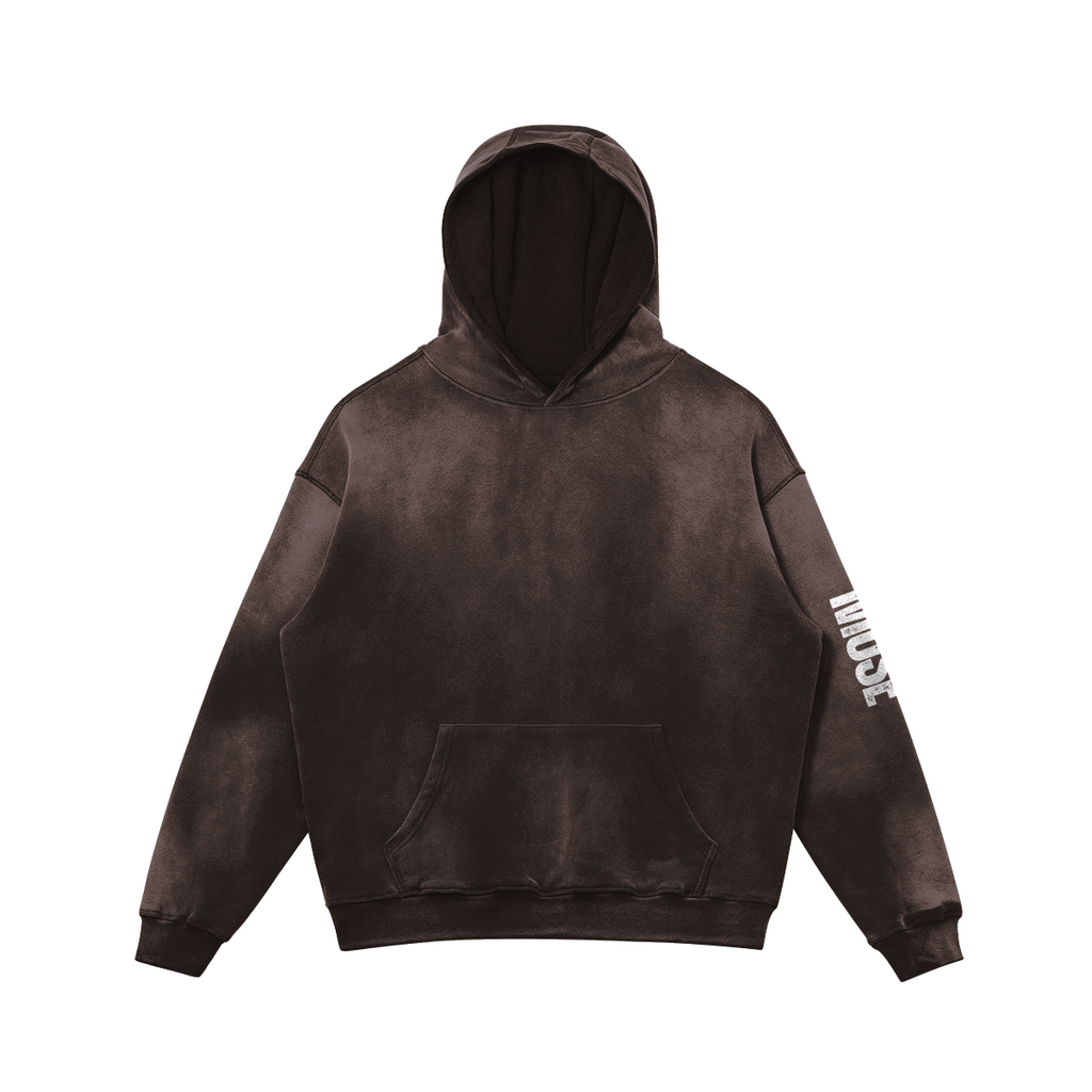 400GSM Unisex Super Heavyweight Sun Faded Hoodie - MuseByAlliyah